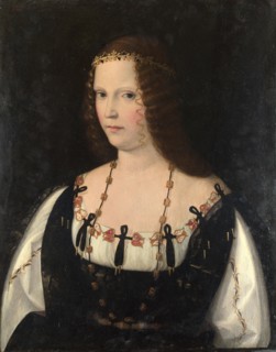 Portrait of a Young Lady, c. 1510. Artist: Veneto, Bartolomeo (1502-1555)