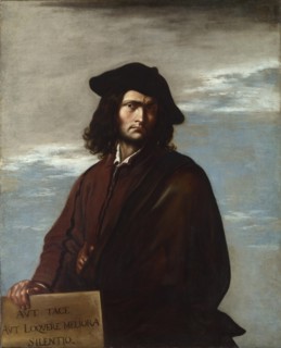 Philosophy (Self-Portrait), c. 1645. Artist: Rosa, Salvatore (1615-1673)