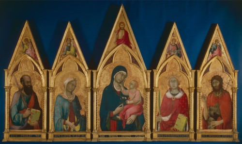 Virgin and Child with Saints (Boston Polyptych), Between 1321 and 1325. Artist: Martini, Simone, di (1280/85-1344)