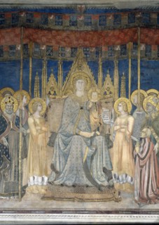 Maestà, 1317. Artist: Memmi, Lippo (1291-1356)