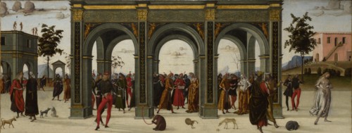 The Story of Griselda. Part II: Exile, c.1490-1495. Artist: Master of the Story of Griselda (active End of 15th cen.)