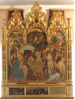 The Adoration of the Magi, c.1420. Artist: Gentile da Fabriano (ca 1370-1427)