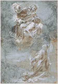The Miracle of the Sacred Belt, ca 1600-1610. Artist: Barocci, Federigo (1528-1612)