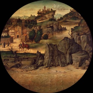 Landscape with Castles, Late 15th cen.. Artist: Montagna, Bartolomeo (1449-1523)
