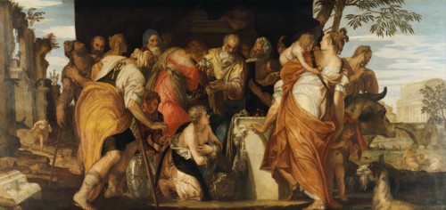 The Anointing of David, ca 1555. Artist: Veronese, Paolo (1528-1588)