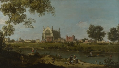 Eton College, c. 1754. Artist: Canaletto (1697-1768)