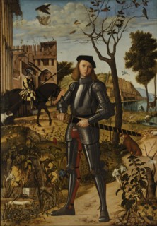 Young Knight in a Landscape, 1510. Artist: Carpaccio, Vittore (1460-1526)