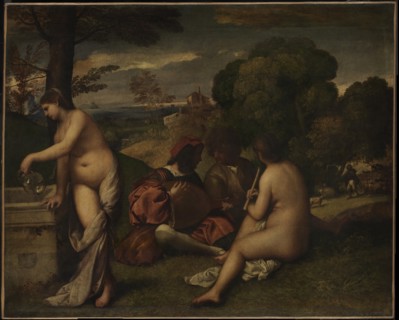 Pastoral Concert, c. 1510. Artist: Giorgione (1476-1510)
