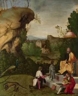 Homage to a Poet, Early16th cen.. Artist: Giorgione, (Workshop)