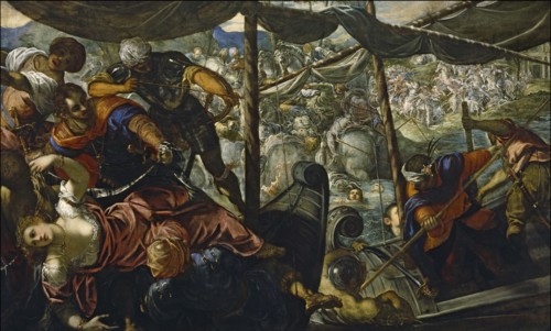 The Rape of Helen, 1578. Artist: Tintoretto, Jacopo (1518-1594)