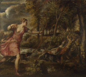 The Death of Actaeon, ca 1559-1575. Artist: Titian (1488-1576)