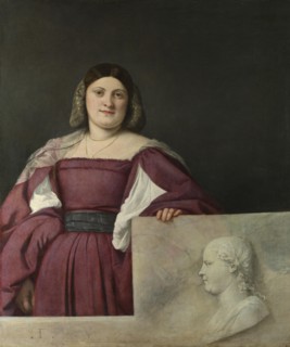 Portrait of a Lady (La Schiavona), c. 1510. Artist: Titian (1488-1576)