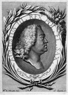 Portrait of Augustus III of Poland. Artist: Zucchi, Lorenzo (1704-1779)