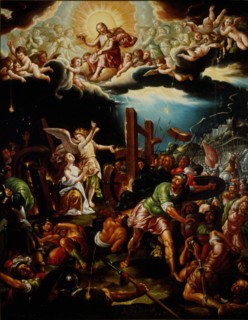 The Martyrdom of Saint Catherine of Alexandria, Mid of the 18th cen.. Artist: Rioja, Hipólito de (active Mid of 18th cen.)