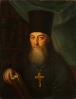 Portrait of the writer Ioann Ioannovich Krasovsky (1746-1811), 1819. Artist: Zalessky, Jacob (1799-1891)