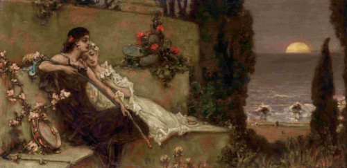 Evening Silence. Artist: Kotarbinsky, Vasilii (Wilhelm) Alexandrovich (1849-1921)