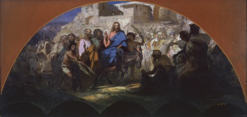 try of Christ into Jerusalem, 1876. Artist: Siemiradzki, Henryk (1843-1902)