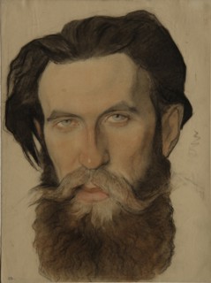 Portrait of Otto Y. Schmidt (1891-1956), 1921-1922. Artist: Andreev, Nikolai Andreevich (1873-1932)