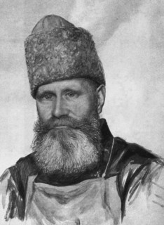 Vladimir Fyodorovich Dzhunkovsky (1865-1938) in the Taganka Prison, 1919-1920. Artist: Anonymous