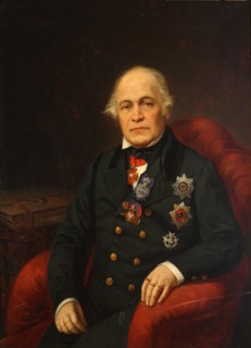 Portrait of Count Dmitry Nikolayevich Bludov (1785-1864), Mid of the 19th cen.. Artist: Anonymous