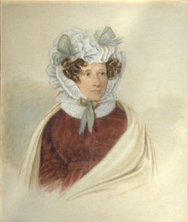Portrait of Yelizaveta Markovna Poltoratskaya (1768-1838), 1820s. Artist: Anonymous