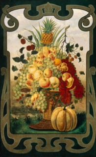Sign board for fruit shop, Early 20th cen.. Artist: Anonymous