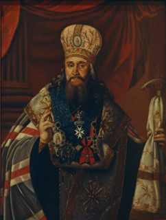 Portrait of Ambrosius (Podobedov), the Metropolitan of Novgorod and Petersburg (1742-1818), 1813. Artist: Anonymous