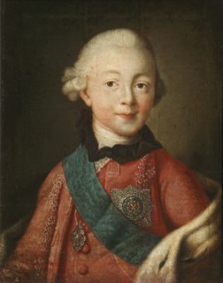 Portrait of Grand Duke Pavel Petrovich (1754-1801), 1765. Artist: Antropov, Alexei Petrovich (1716-1795)
