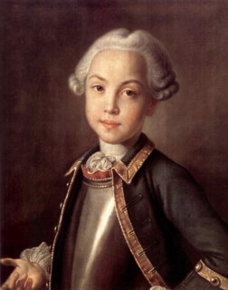 Portrait of Count Nikolai Petrovich Sheremetev as Child, 1750s. Artist: Argunov, Ivan Petrovich (1729-1802)