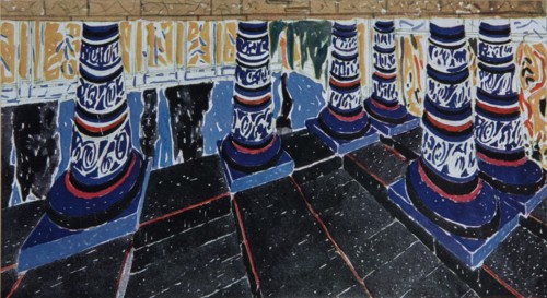 Stage design for the drama Phaedra (Phèdre) by Jean Racine, 1923. Artist: Bakst, Léon (1866-1924)