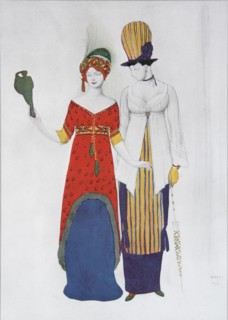 Fantasy on the Theme Modern Dress, 1910. Artist: Bakst, Léon (1866-1924)