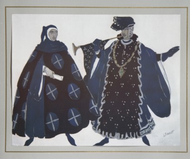 Costume design for the play The Martyrdom of St. Sebastian by Gabriele D'Annuzio, 1922. Artist: Bakst, Léon (1866-1924)