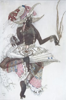 Costume design for the Ballet Blue God by R. Hahn, 1912. Artist: Bakst, Léon (1866-1924)