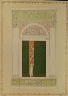 Playbill Cover for Contemporary Ballet, 1902. Artist: Bakst, Léon (1866-1924)