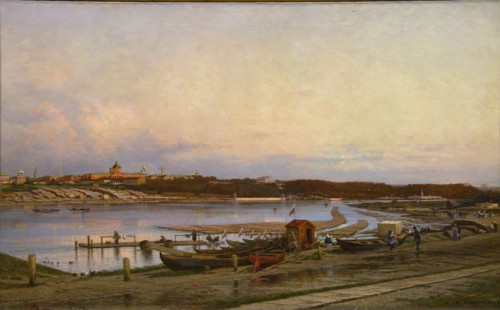 The Golitsyn Hospital in Moscow, 1880. Artist: Bogolyubov, Alexei Petrovich (1824-1896)