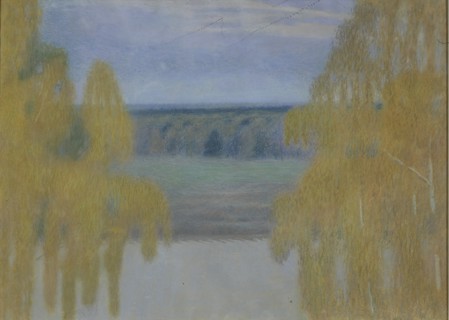 Autumn, 1905. Artist: Borisov-Musatov, Viktor Elpidiforovich (1870-1905)