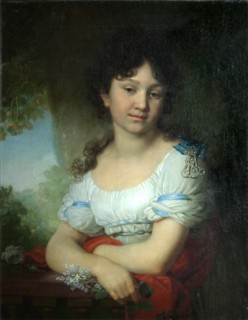 Portrait of Countess Maria Alexeyevna Orlova-Denisova, 1801. Artist: Borovikovsky, Vladimir Lukich (1757-1825)