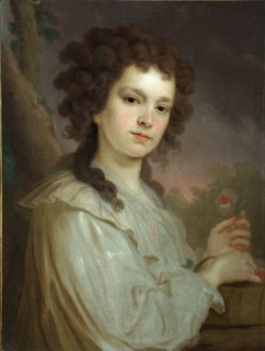 Portrait of Olga Kuzminichna Filippova (1772-1829), 1790. Artist: Borovikovsky, Vladimir Lukich (1757-1825)