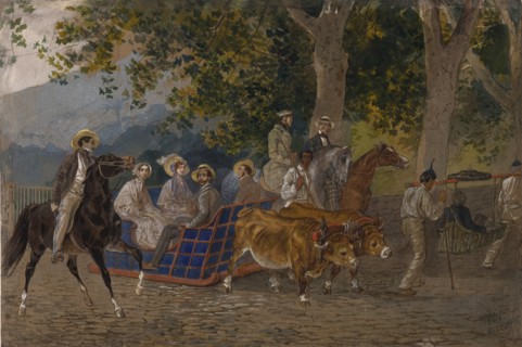 Ride, 1849. Artist: Briullov, Karl Pavlovich (1799-1852)
