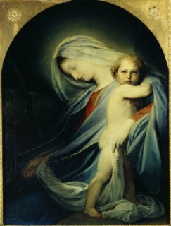 Rest on the Flight into Egypt, 1838. Artist: Bruni, Fyodor Antonovich (1800-1875)