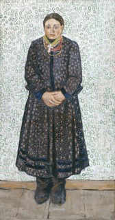 Ukrainian Peasant Woman, 1910-1911. Artist: Burliuk, Vladimir Davidovich (1886-1917)