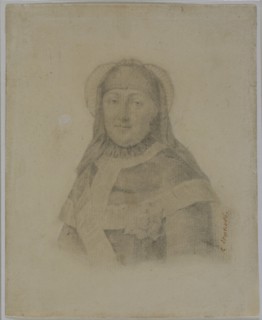 Catherine II in mourning, 1762. Artist: Chemesov, Yefgraf Petrovich (1737-1765)