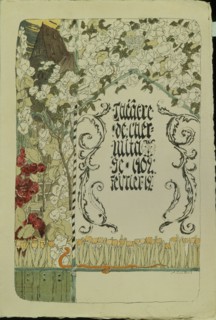 Theatre programme for the theatre play Faust, 1902. Artist: Golovin, Alexander Yakovlevich (1863-1930)