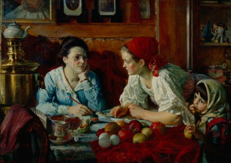 A Letter to Petersburg, 1902. Artist: Golynsky, Vasili Andreyevich (1854-1904)