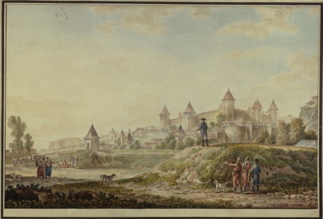 View of the fortress of Bender, 1790. Artist: Ivanov, Mikhail Matveevich (1748-1823)