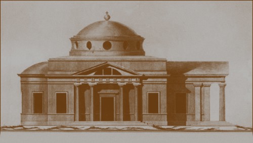 Projest of the Cathedral of St Joseph in Mogilev, c. 1780. Artist: Lvov, Nikolai Alexandrovich (1751-1803)