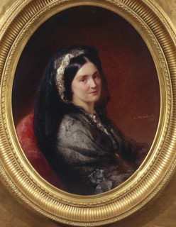 Portrait of Countess Natalia Pavlovna Stroganova (1796-1872), 1864. Artist: Makovsky, Konstantin Yegorovich (1839-1915)