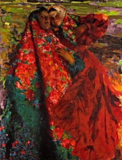 Peasant Women, 1905. Artist: Malyavin, Filipp Andreyevich (1869-1940)