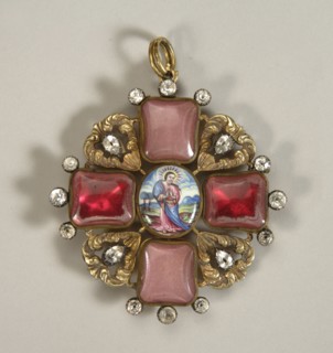 Badge of the Order of Saint Anna with Diamonds, Late 18th cent.. Artist: Orders, decorations and medals