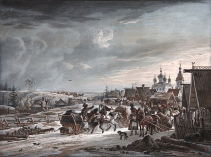Winter, 1825. Artist: Orlowski, Alexander Osipovich (1777-1832)